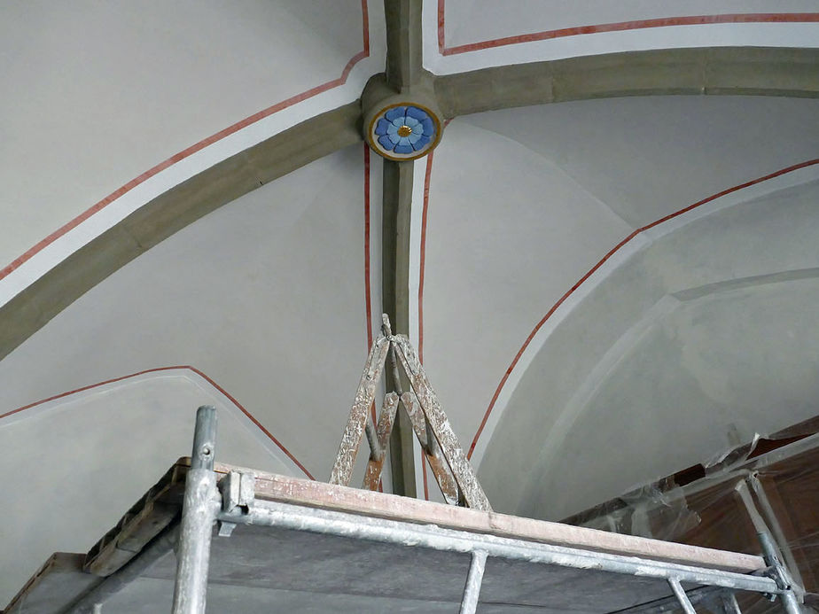 Das Gerüst ist in der Stadtpfarrkirche abgebaut (Foto: Karl-Franz Thiede)